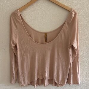 Rachel Pally Cropped Crewneck Long Sleeve